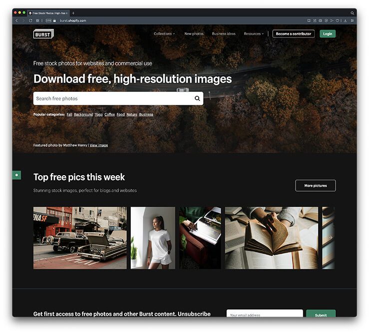 Burst Free Stock Photos for Websites