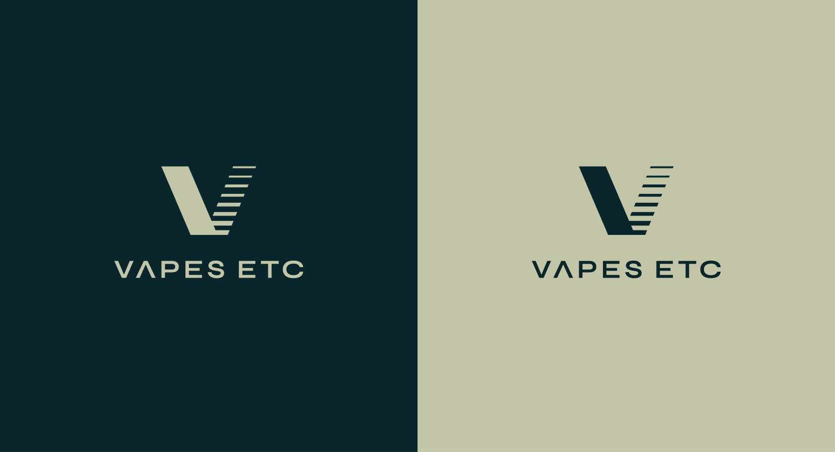 Vapes etc brand logo design
