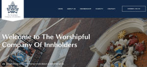 The Worshipful Company of Innholders website. A good example for a charity website rebuild.